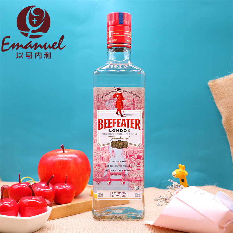 必富达金酒 BEEFEATER GIN必发达伦敦干金毡酒将军金杜松子酒行货