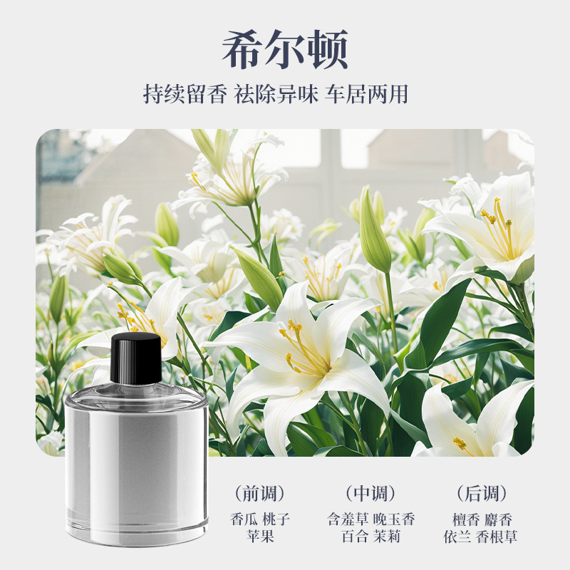 Perfume de automóvil aromático de automóvil fragancia ligera duradera para eliminar el olor del automóvil rociador automático de fragancia 2025 nuevo humidificador de automóvil image 9