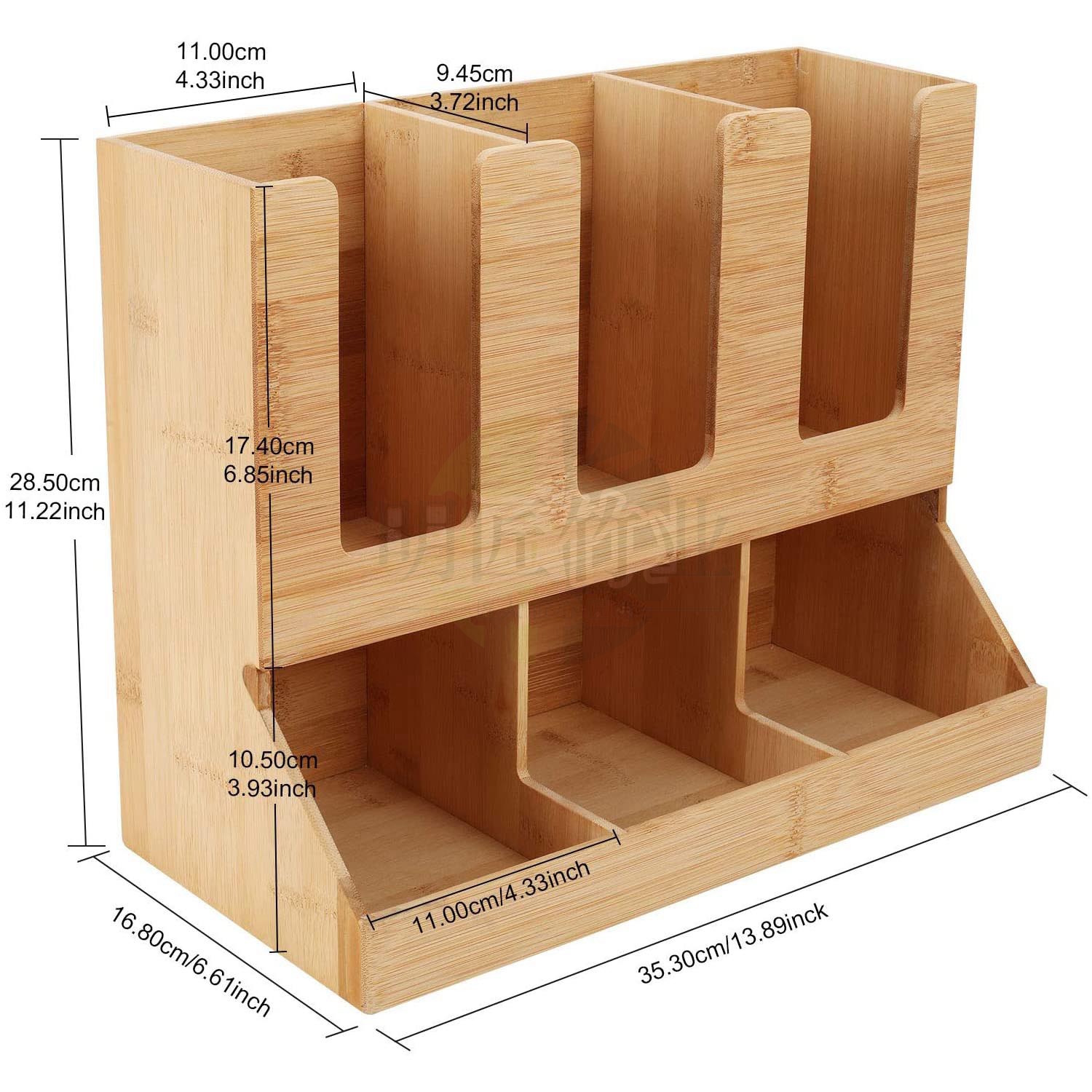 Bamboo Coffee Condiment Statio