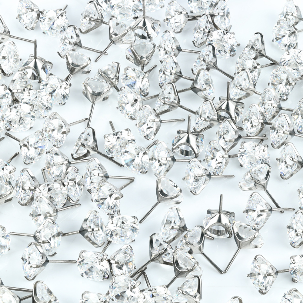 Labret piercing jewelry detail image