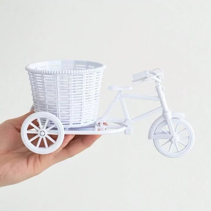자전거 꽃바구니
