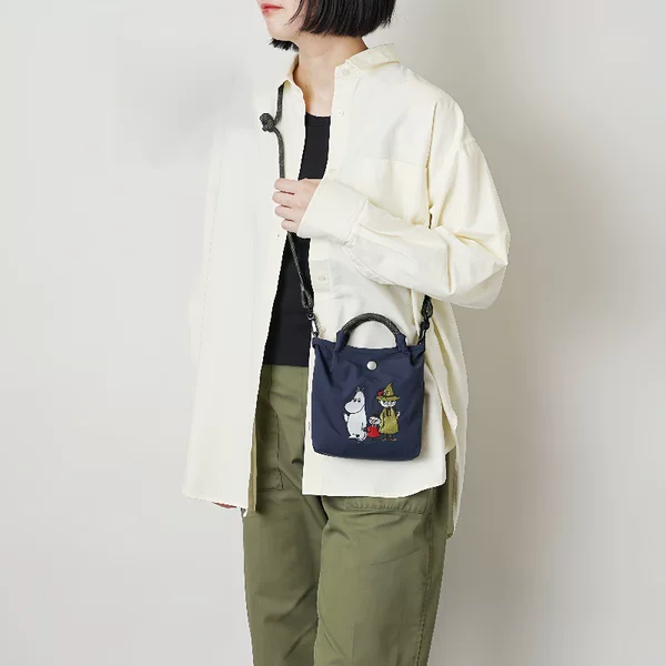 Ready Stock Cartoon Embroidered Handbag, Crossbody Bag, Key Coin Purse, Multifunctional Storage Bag, Cute Mobile Phone Bag, Shoulder Bag
