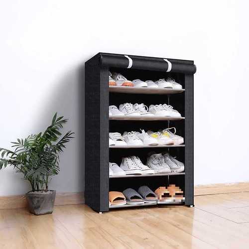 lmn Simple Steel Frame Multi-layer Assembled Dustproof Shoe Cabinet for Student Dorms and Homes Economical Shoe Cabinet