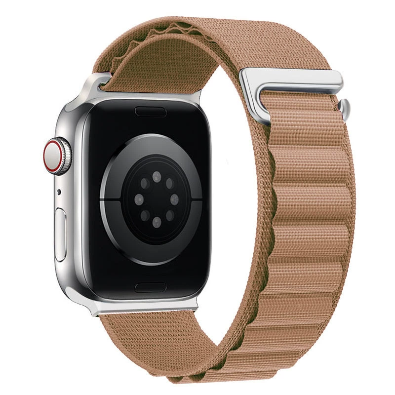 Apple, нейлоновый ремешок для часов, "Mountain cloud" чай, 49 мм
