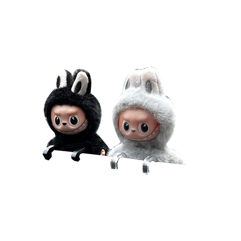 labubu4.0车载屏幕展示支架mini4代拉布布显示器挂架电脑展示装饰|undefined