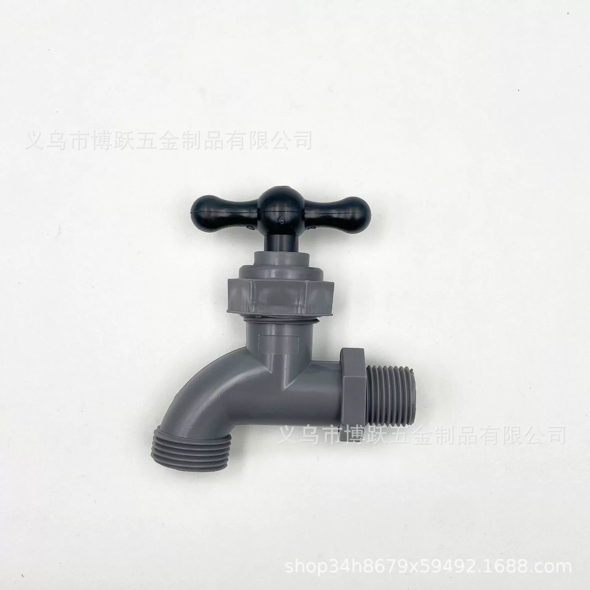 Производитель оптом ПВХ пластиковый водяной рот с одной ручкой Стиральная машина кран съемный медленно открывая водяной рот