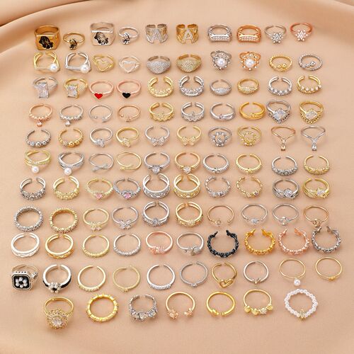 Stylish Women's Niche Bow-Knot INS-Style European & American Hand Jewelry Accessory: Elegant Open-End Ring for the Index Finger