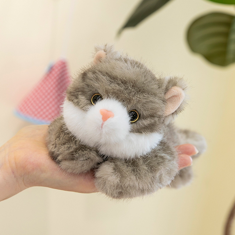 Hug Baby Pocket Series Little Cat Descompresión Palm Treasure Doll Muñeca de escritorio Mutter Cat Peluche
