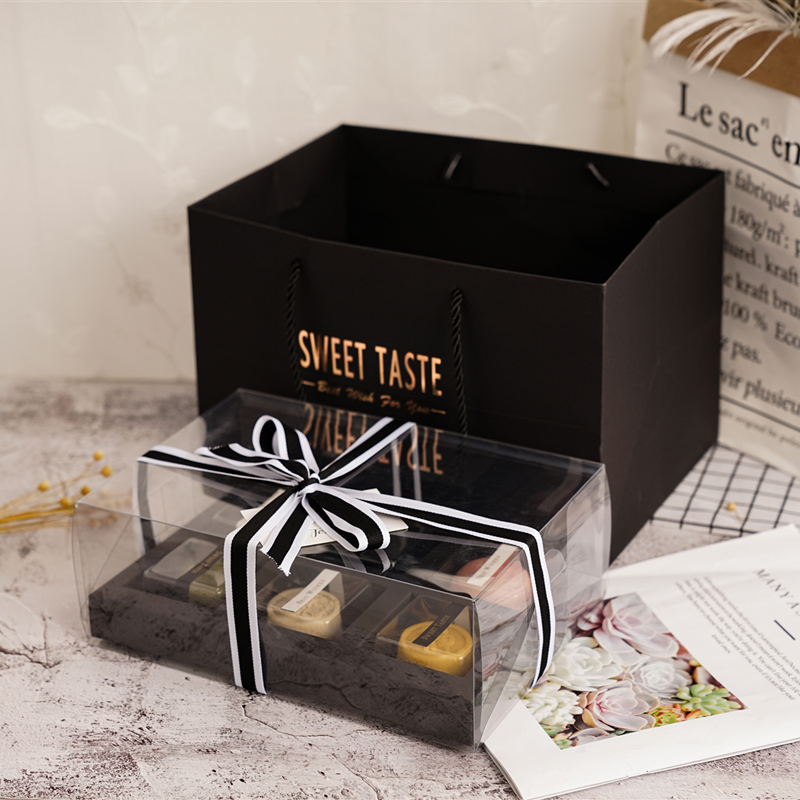 Caja de embalaje de pastel de luna transparente, 4 cápsulas, 6 cápsulas, caja de regalo, bolsa de regalo, caja de embalaje de huevo a medida, piel de hielo, luna