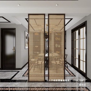 Screen Partition Living Room B&B Japanese Restaurant Rotating Modern Minimalist Office Rattan New Chinese Style Blocking Hotel