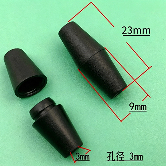 Fábrica directa de botón de seguridad de plástico botón de cuerda de fijación de color botón de conexión cápsula agujero único botón