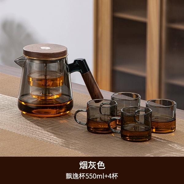 ★Yanhui Yuanming Elegant Cup 550ml+4 cups☆
