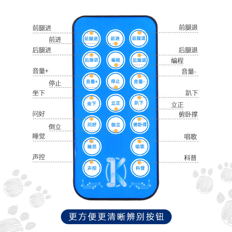 LeNeng programación robot perro juguete infantil simulación de trucos de caminar y llamar inteligencia eléctrica un paquete de envío gratuito image 5