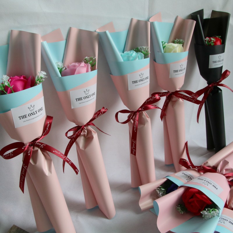 400g Weight Soap Flower Event & Party Supplies 1 Piece Quantity Holiday, Birthday Occasion Soap Flower Material Valentine'S Day Festival Flower Pattern Simple Style Style Simple Style Flower Soap Flower Artificial Flowers 无