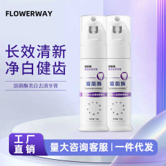 FLOWERWAY リゾチーム ホワイトニング ステインリムーバー 歯磨き粉 臭いを除去 歯の汚れ フレッシュブレス オーラルクリーニング歯磨き粉