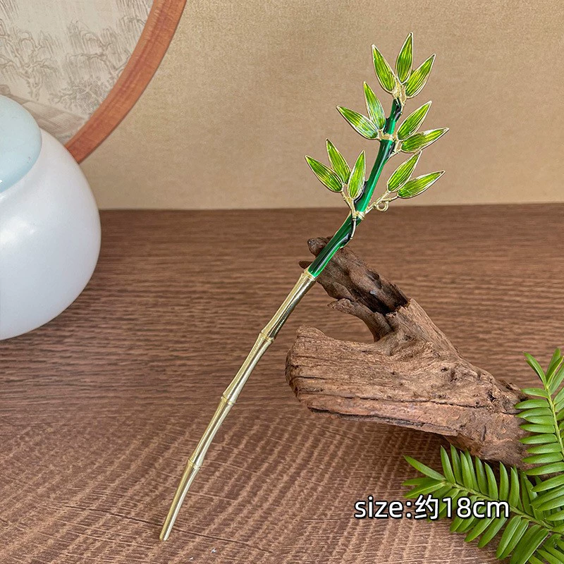 Китайская заколка HanfuHairgrip, цветы и кисточки, аксессуар для волос, 22 см, легкий