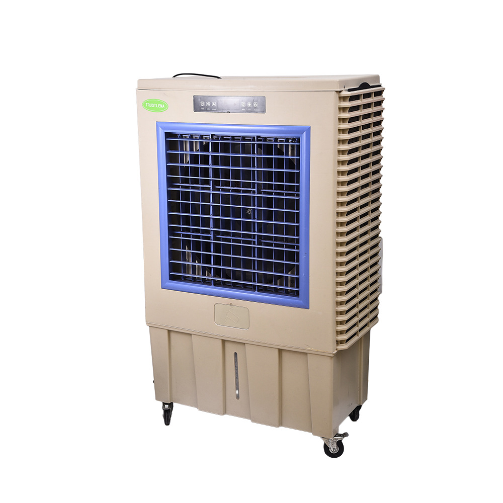 Fábrica al por mayor industrial-Grado móvil ventilador fábrica almacén de refrigeración control remoto tres parabrisas más agua aire acondicionado ventilador
