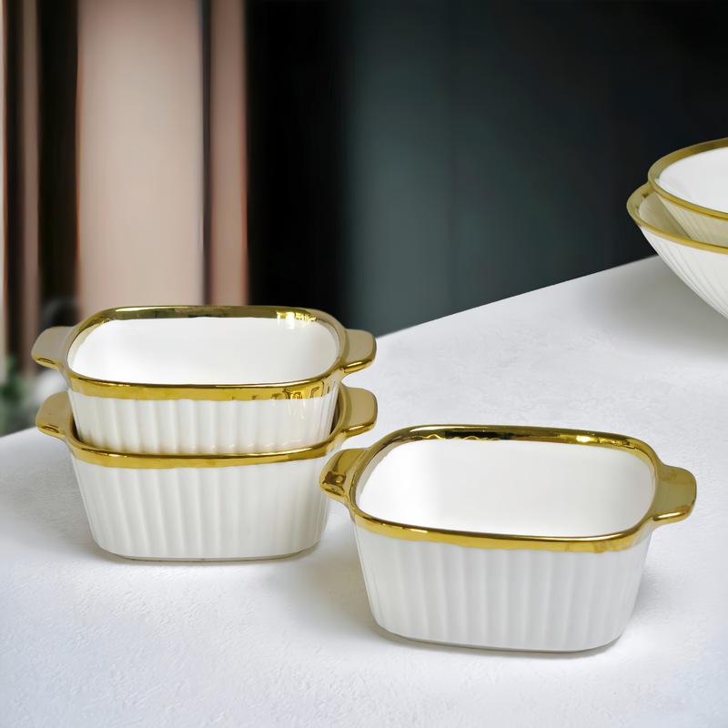 北欧ins陶磁器食器セット家庭用軽豪華高颜値茶碗スープ皿洋食皿皿皿セット|undefined