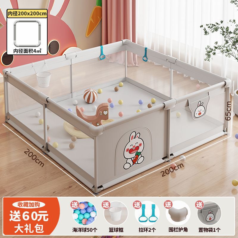 フェンスベビーリビングルーム地上ベビークロールフェンス屋内ガードレール落下防止幼児ホームゲームフェンス|undefined