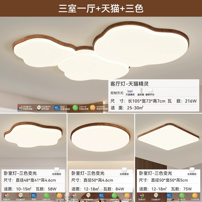 Ceiling light, ultra thin combined lights, eyes protection