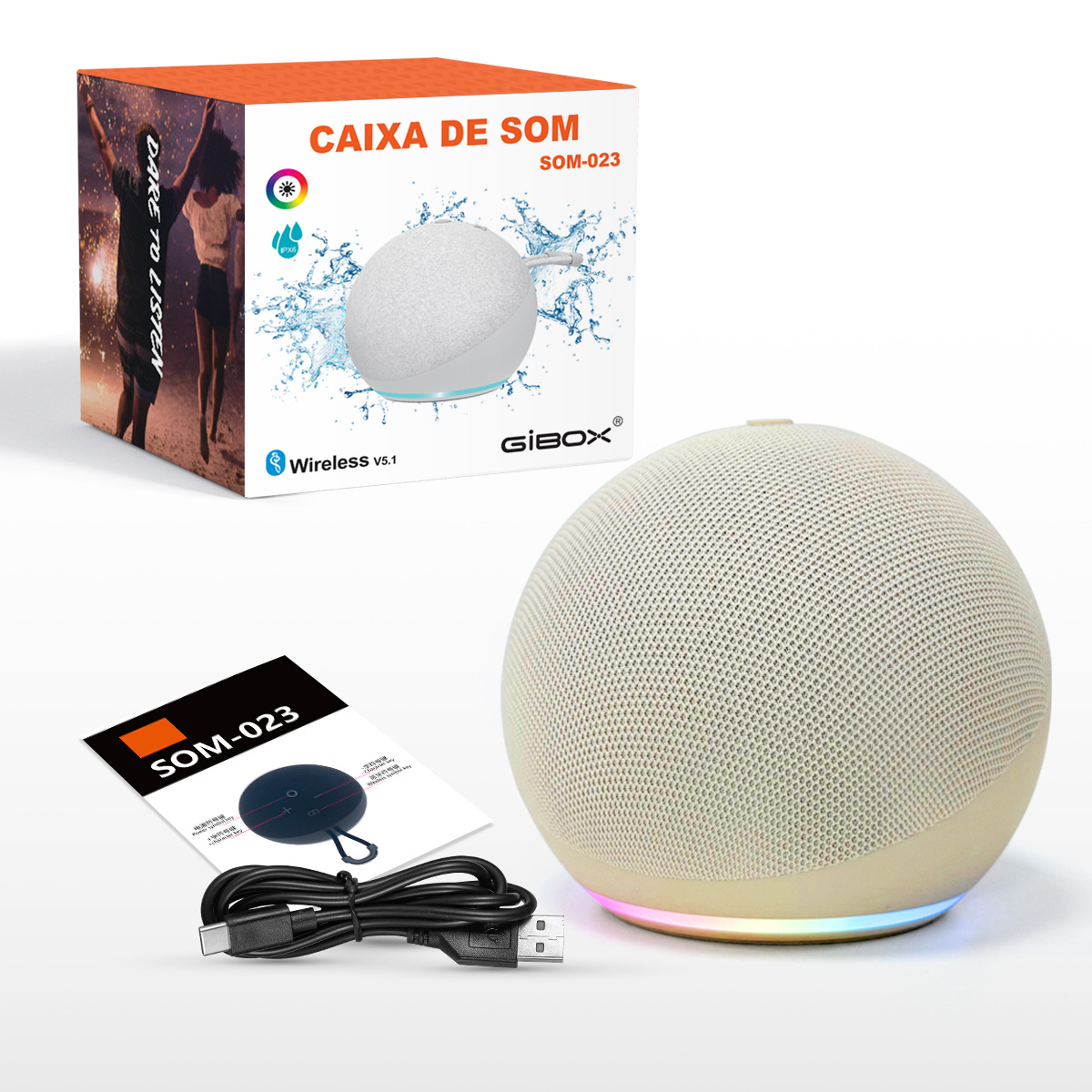 越境人気商品 アラックス Bluetoothスピーカー 重低音 高品質メッシュ 外貿仕様 RGBカラフル小型スピーカー