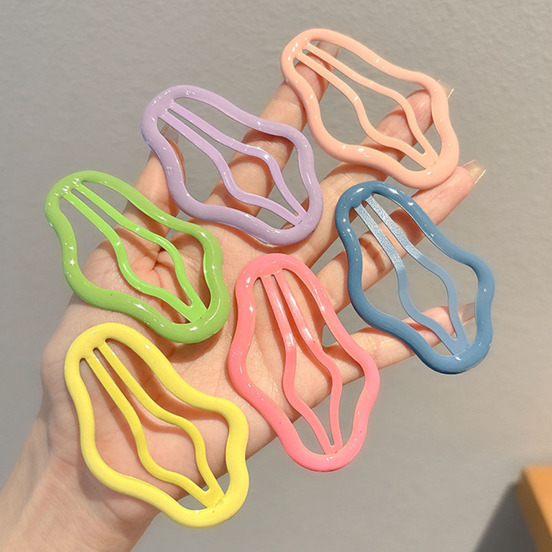 Nuevo clip de BB dopamina de color estrella de pentaco pequeño clip de cabello para niños tocado para niños lindos bordes laterales clip de cabello