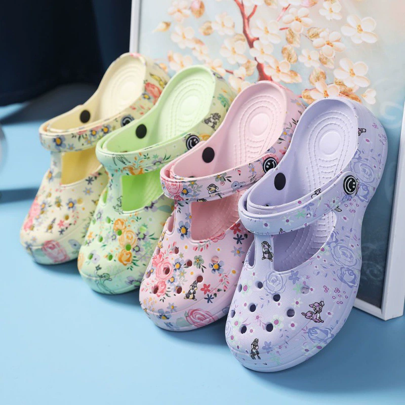 Summer nurse uniform, non-slip footwear platform, beach shoes