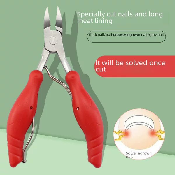 Wholesale Street Stall Olecranon Pliers Nail Clippers Stainless Steel Nail Groove Special Thick Nail Manicure Professional Tools Dead Skin Scissors