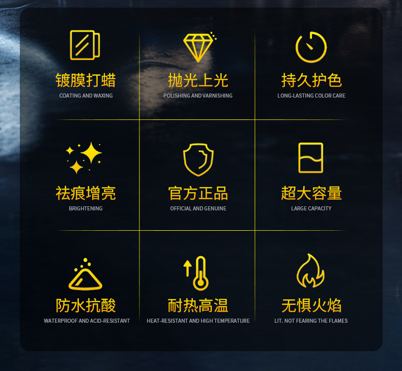 Full English Topbit Scratch Repair Artifact Car Paint Repair Reduction Wax Polish Decontamination Shallow Scratch Repair in stock