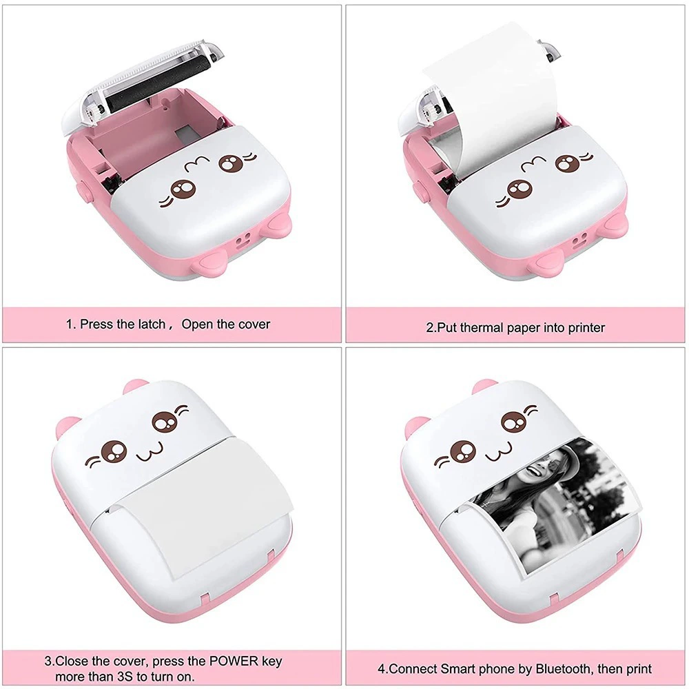 Pocket small cartoon printer for students, x1