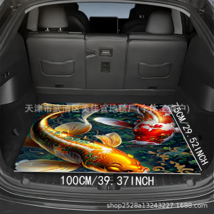 Amazon Car Trunk Item Pad Dust Pad Wear-resistant Dirt-resistant Easy-to-take-care Floor Mat Placement Floor Mat Can be Cut