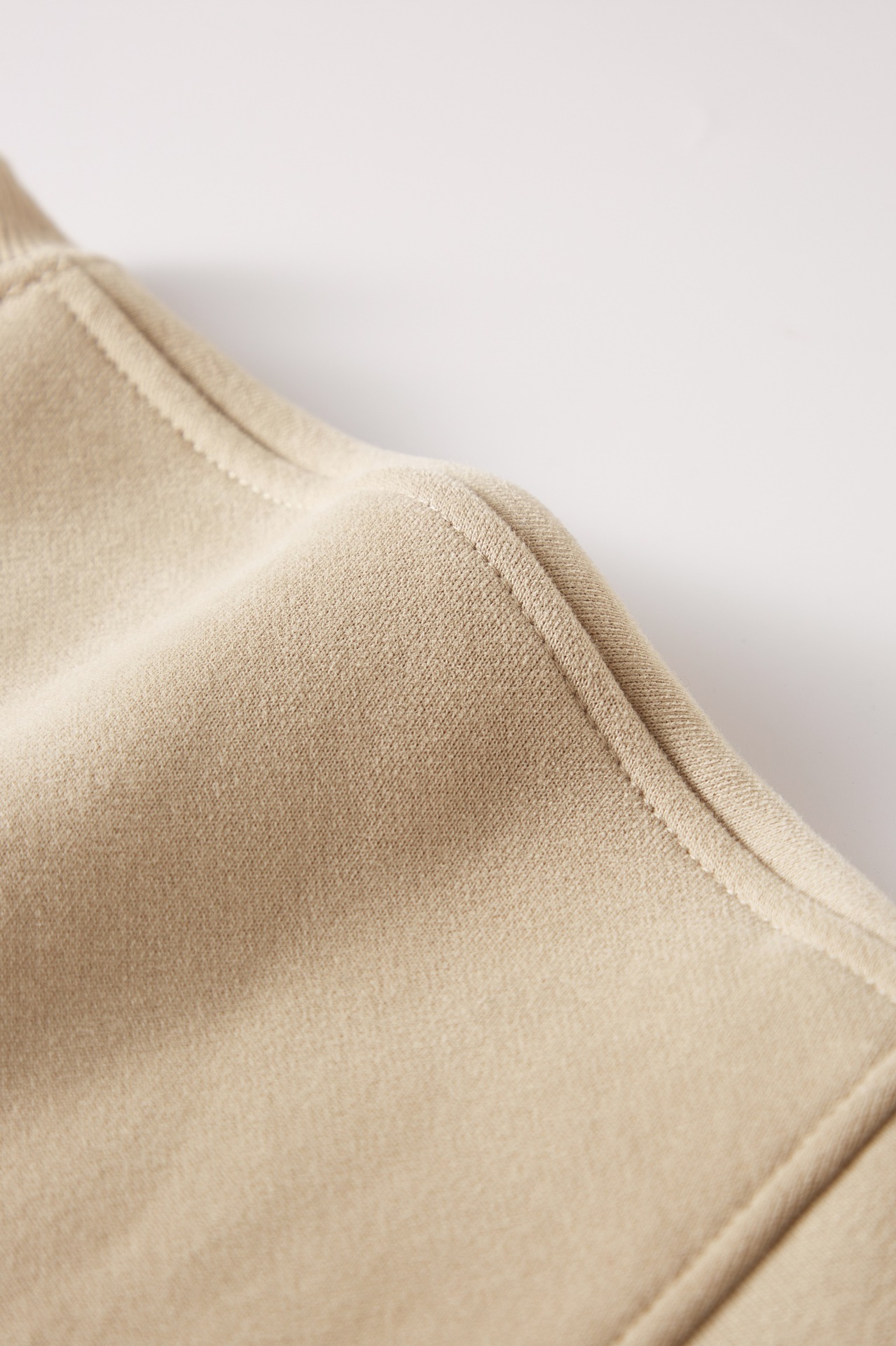 Sweat-shirt à col rond pour homme de marque décontractée et ample en velours 345 g plus couleur unie_voghion.com