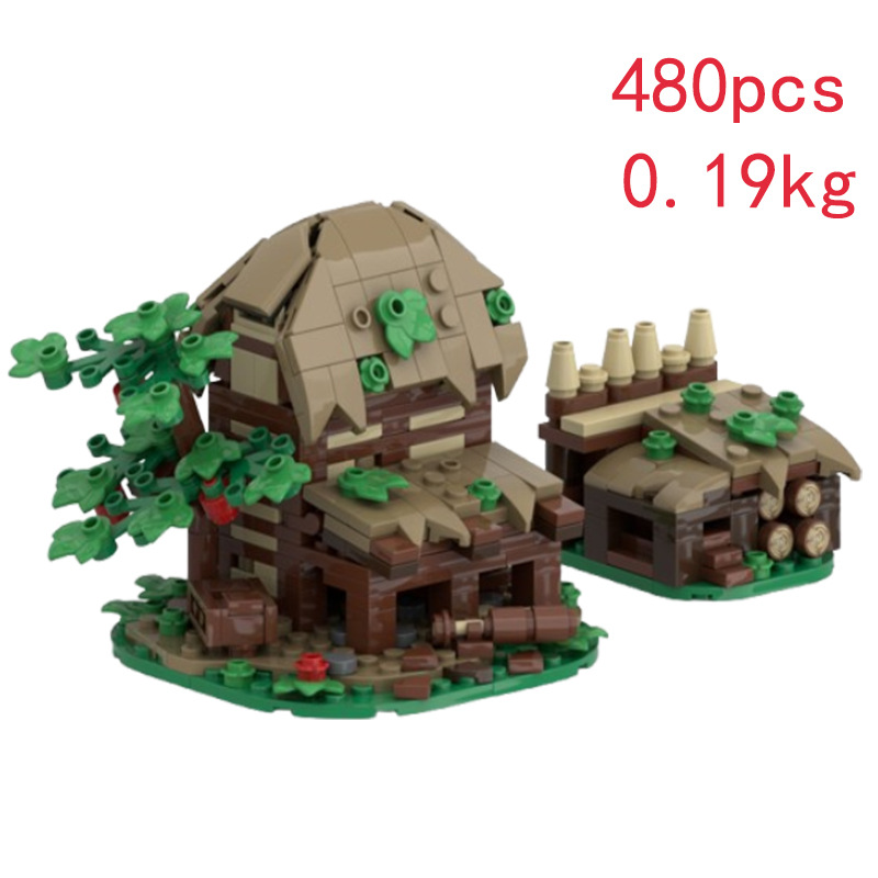 Cross-border Hot-selling In-stock MOC-223116 223142 Small Particle Assembly Building Block Toy Street Scene Model_voghion.com