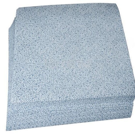 格洁820717  片状吸油擦拭布蓝色30cm*30cm 1 箱 吸水性能好