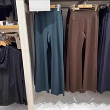 日单女装高弹力喇叭紧身裤防紫外线打底防晒新款480809喇叭紧身裤