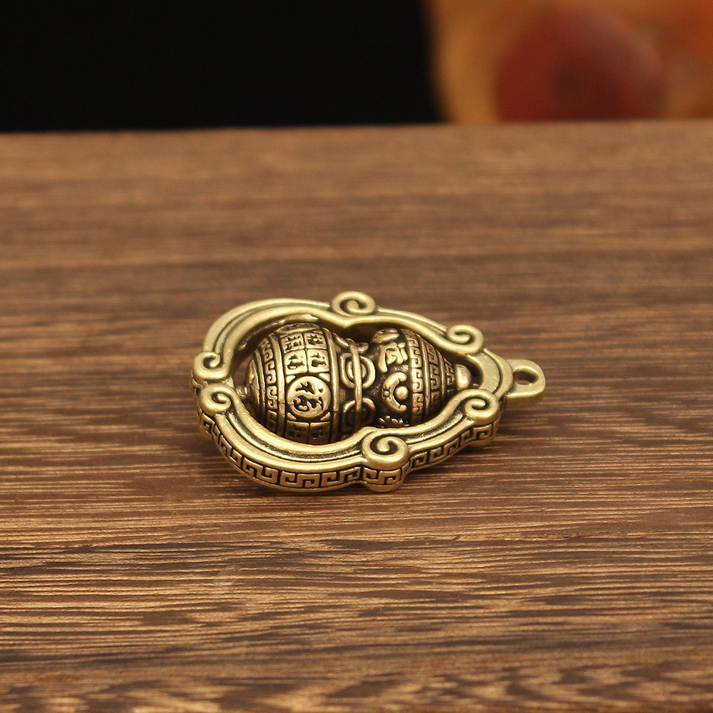 Brass keychain