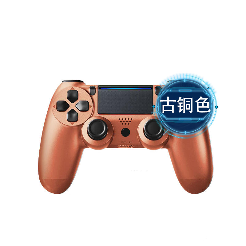Ventas directas de fábrica Ps.4 controlador de pc de mango inalámbrico vibración de seis ejes giroscopio somatosensorial Bluetooth P4 gamepad