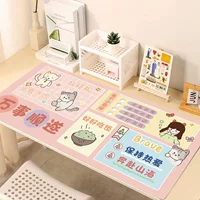Big mouse, cartoon keyboard, table mat, increased thickness