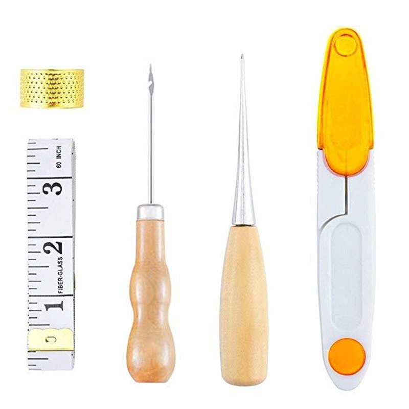 Paquete de artesanía de cuero traje de costura a mano herramientas de artesanía de cuero