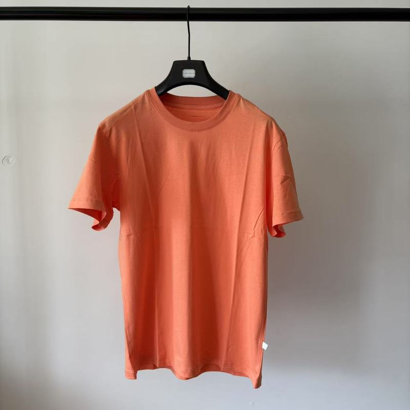 新作刺繍tシャツ夏男カジュアル純色ゆるい純綿丸襟半袖青年潮男服|undefined
