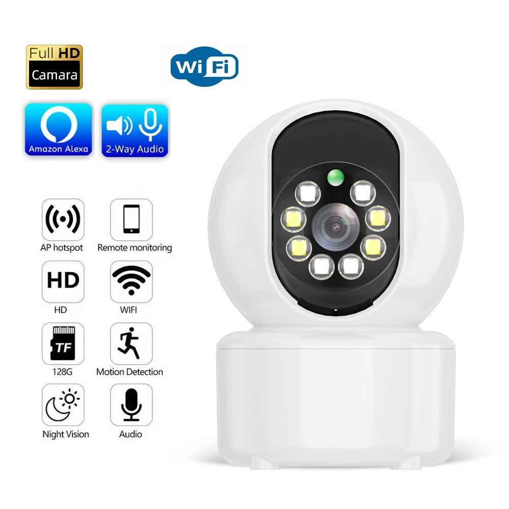 El águila mira la cámara de vigilancia de alta definición visión nocturna para el hogar monitor interior 360 cámaras wifi
