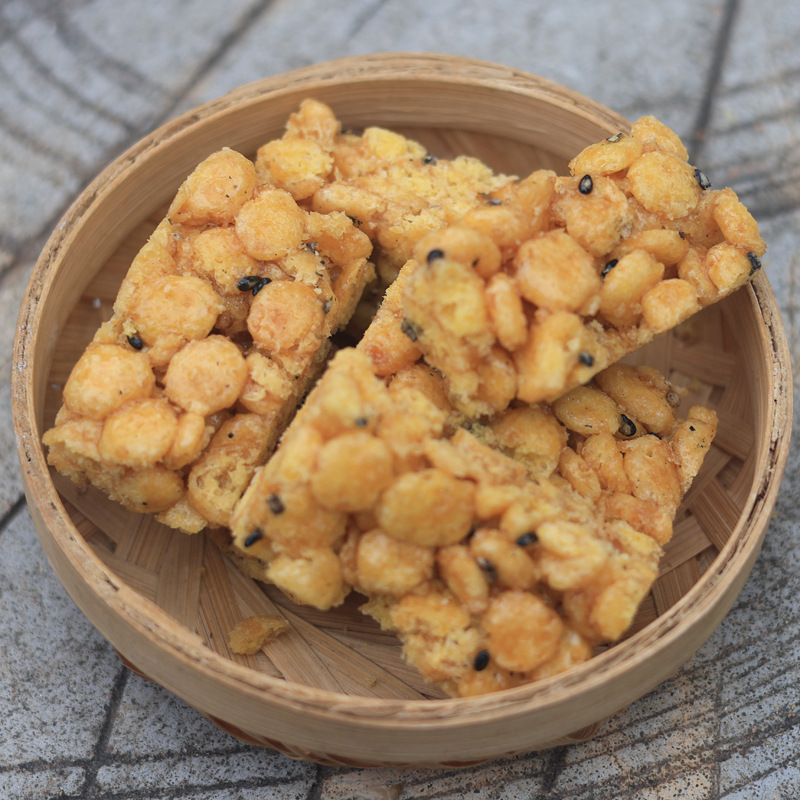 红糖玉米酥早餐地方特产休闲零食单个独立小包装传统小吃糕点酥糖