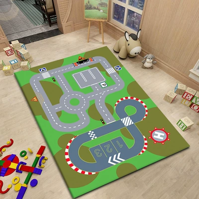 Foot Mat Stain-Resistant Washable Crystal, Avtomobil döşəmə paspasları - highway-3-5080cm-crystal-velvet