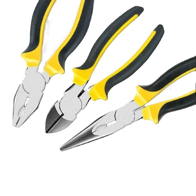 Alicates de alambre de boca puntiaguda/alicates diagonales electricista 6/8-pulgadas de ahorro de mano de trabajo alicates Tiger alicates industriales multifuncionales herramientas