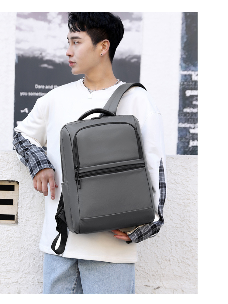 New men's backpack, multi-functional business waterproof computer bag, simple outdoor travel, large-capacity backpack undefined