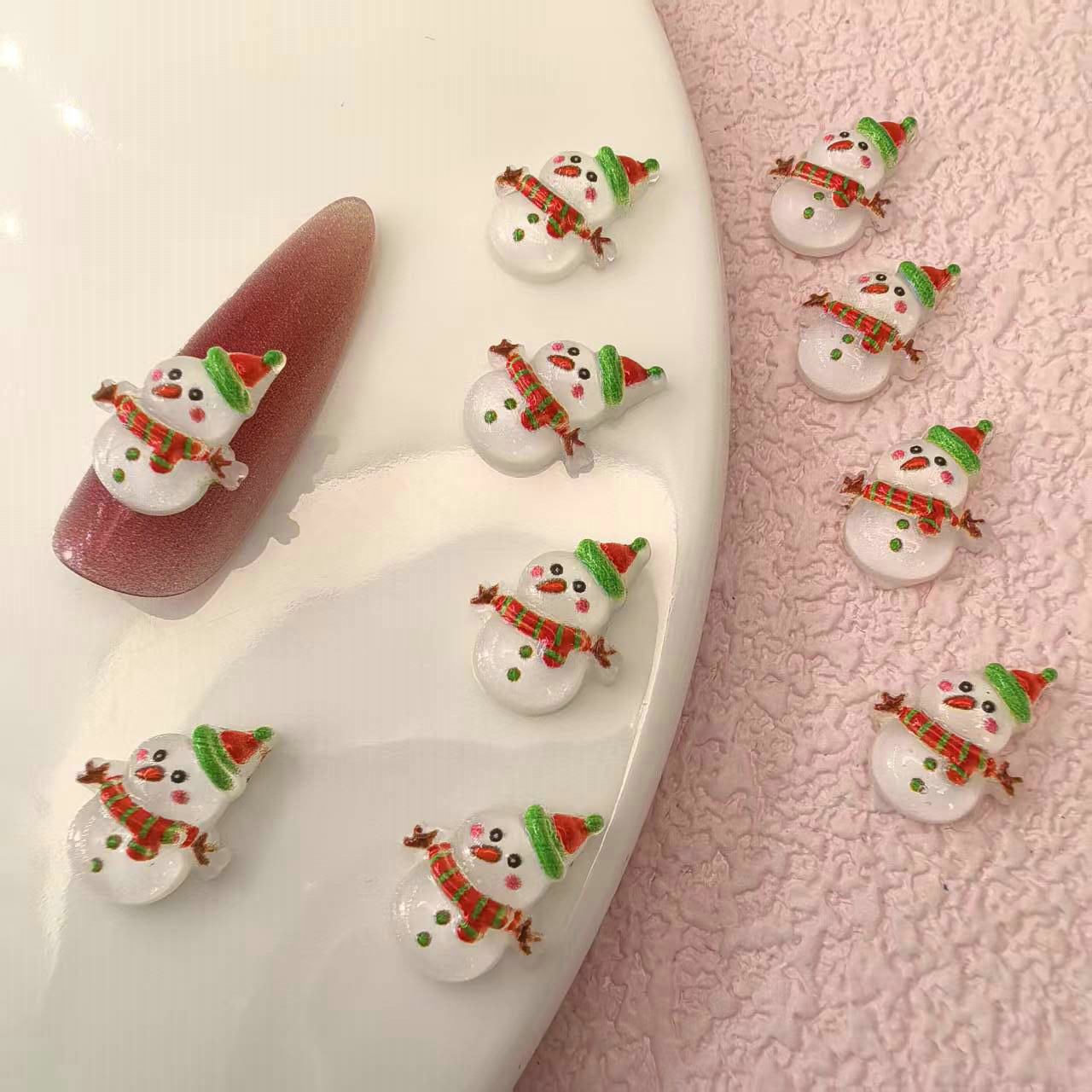 饰品配件批发圣诞老人圣诞用品手机壳头饰头绳发夹发箍配件002