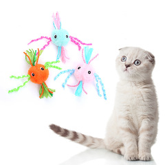 Cat toy, funny octopus-shaped catnip toy, durable, chew-resistant, grinding, interactive, fun, factory wholesale, pet supplies