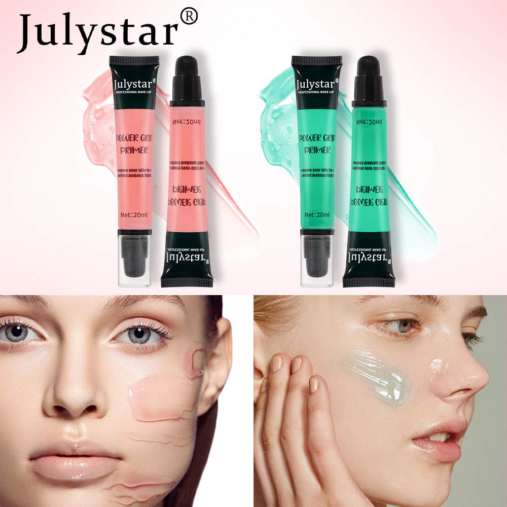Wholesale of cross-border makeup portable eye and face isolation primer, base moisturizing and pore-invisible gel primer undefined
