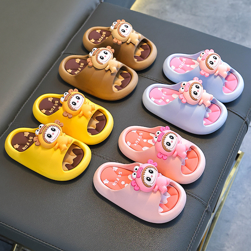 Zapatillas de verano para niños, niños y niñas, baño antideslizante con base suave, padres e hijos, niños, niños, zapatillas de playa