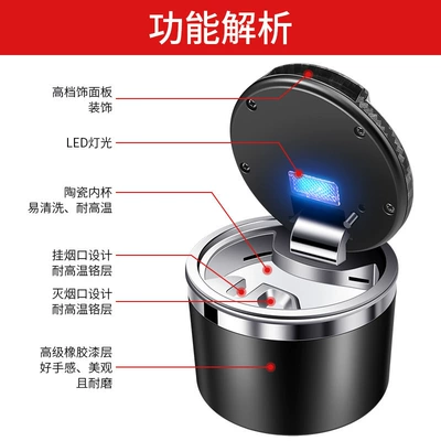 Lid, Multifunctional, Universal for | Car ashtray